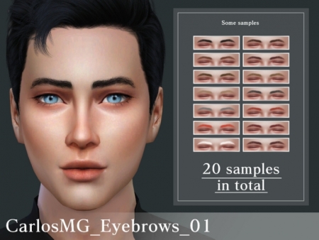 Eyebrows 02 by CarlosMG at TSR