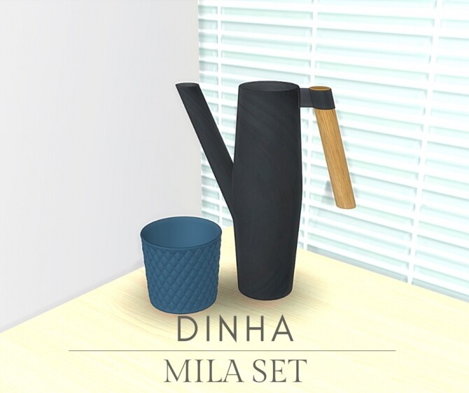 Sims 4 Mila Set Jar & Cup at Dinha Gamer