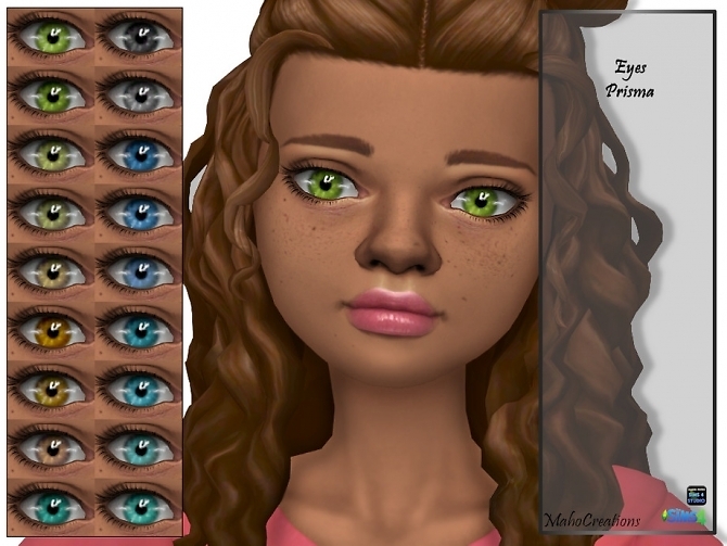 Sims 4 Eyes Prisma Set by MahoCreations at TSR