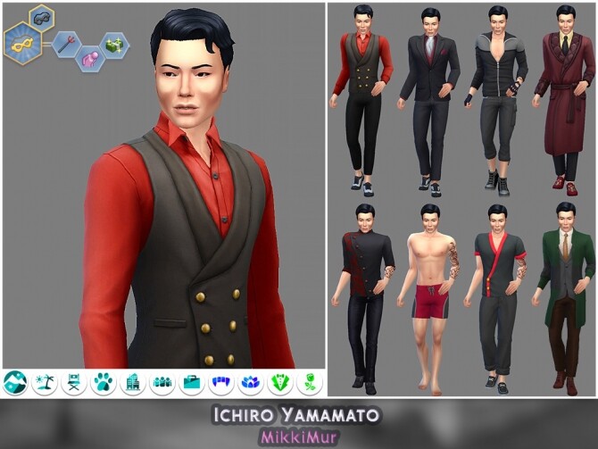 Sims 4 Townies for Mt. Komorebi | Boys at MikkiMur