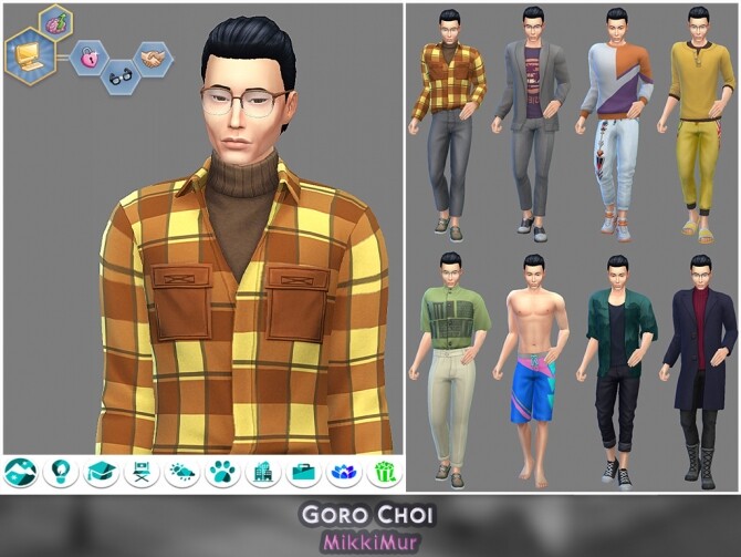 Sims 4 Townies for Mt. Komorebi | Boys at MikkiMur