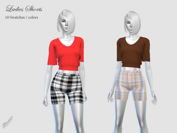 Sims 4 Ladies Shorts by pizazz at TSR