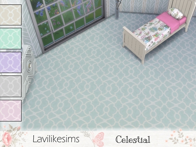Sims 4 Celestial carpet by lavilikesims at TSR