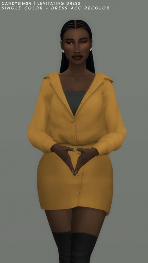 Sims 4 LEVITATING DRESS at Candy Sims 4