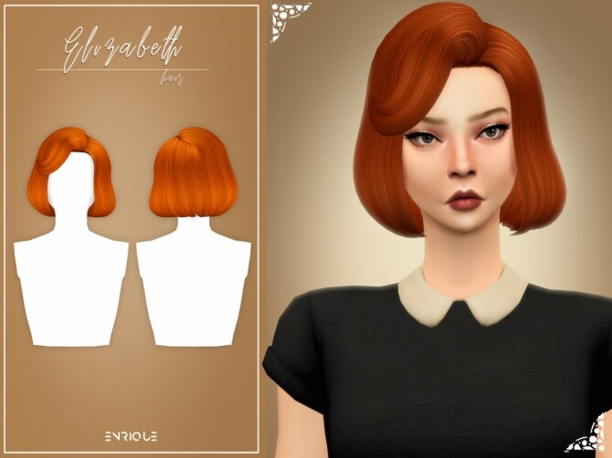 Sims 4 Elizabeth Hairstyle at Enriques4
