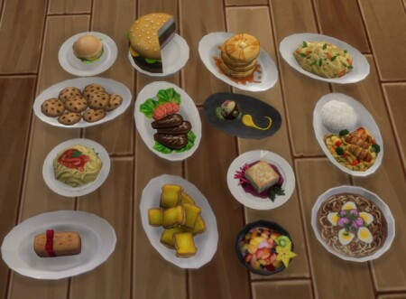 A.I. Upscaled Food by Cowplant’s Cake at Mod The Sims