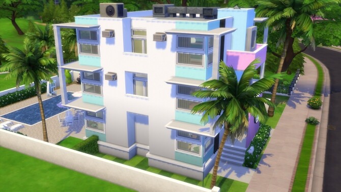 Sims 4 Newcrest Shore Apartments by SimRedas at Mod The Sims