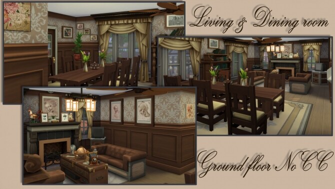 Sims 4 The Ancestral House BG NoCC by OxanaKSims at Mod The Sims
