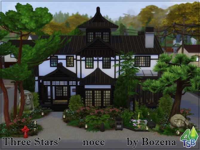 Sims 4 Three Stars home by bozena at TSR
