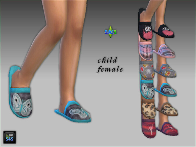 Sims 4 Slippers for all ages and genders at Arte Della Vita