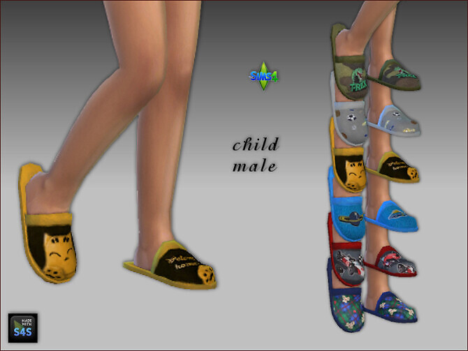 Sims 4 Slippers for all ages and genders at Arte Della Vita