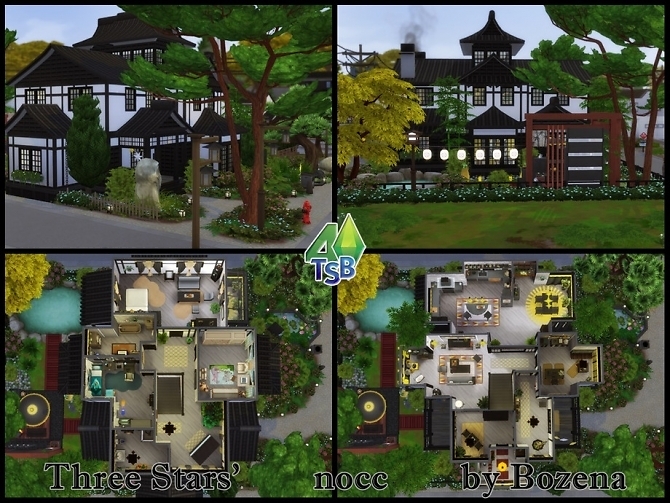 Sims 4 Three Stars home by bozena at TSR