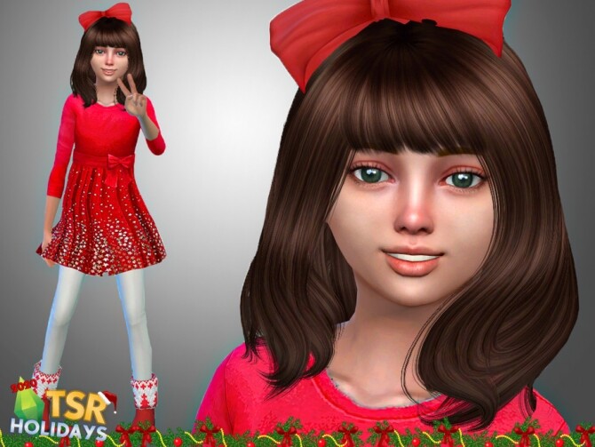 Sims 4 Holiday Wonderland Ava Meyers by Mini Simmer at TSR