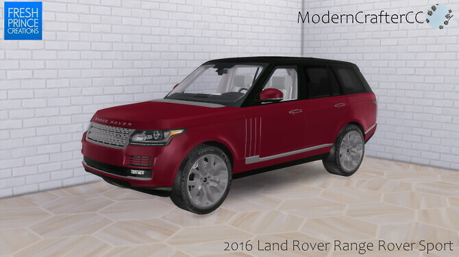Sims 4 2016 Land Rover Range Rover Sport at Modern Crafter CC
