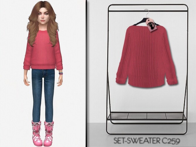 Sims 4 Set Sweater C259 by turksimmer at TSR