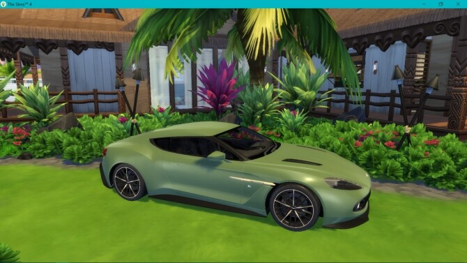 Sims 4 Aston Martin Vanquish Zagato at LorySims