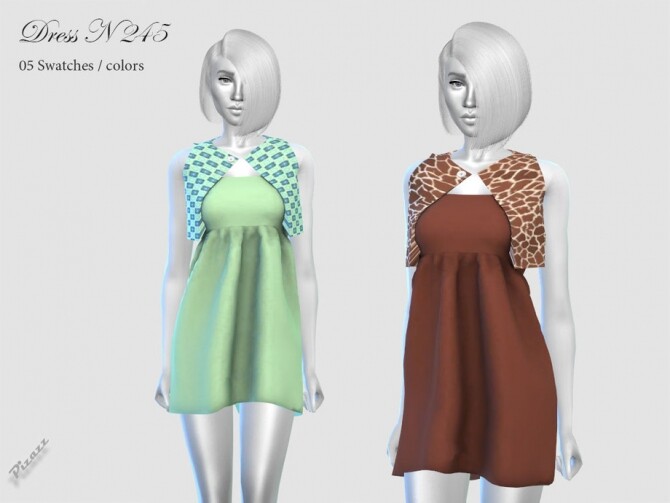 Sims 4 DRESS N 245 by pizazz at TSR