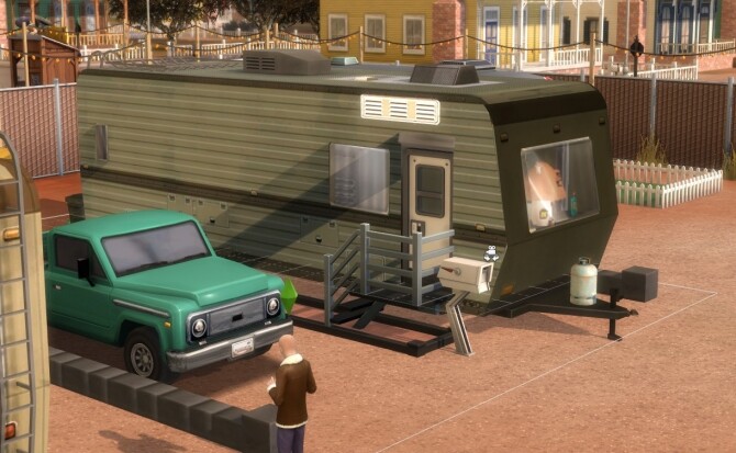 Sims 4 Usable Caravan / Trailer by shadowwalker777 at Mod The Sims