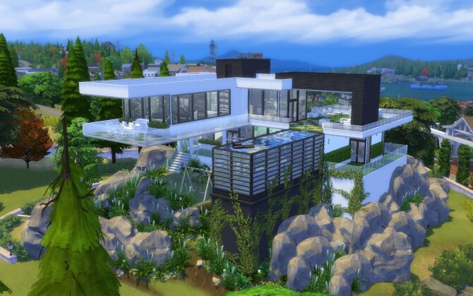 Sims 4 The Overlook villa by alexiasi at Mod The Sims