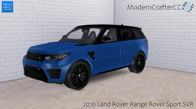 2016 Land Rover Range Rover Sport SVR at Modern Crafter CC » Sims 4 Updates