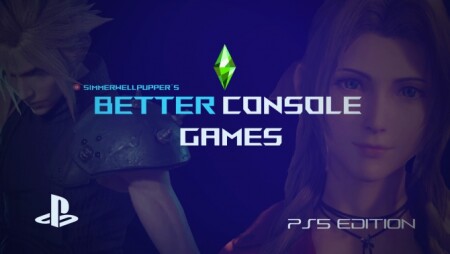 Better Console Games PS5 EDITION by SimmerWellPupper at Mod The Sims