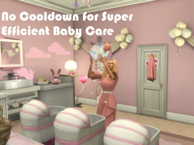 Sims 4 No Cooldown for Super Efficient Baby Care by Keke 43 at Mod The Sims