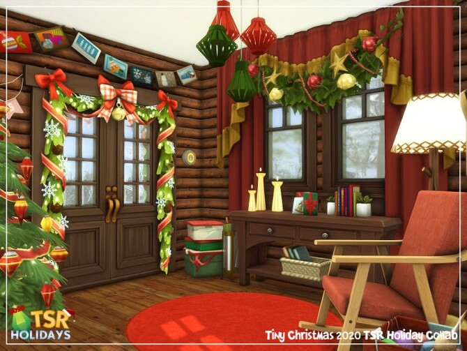 Sims 4 Tiny Christmas Home Holiday Wonderland by sharon337 at TSR