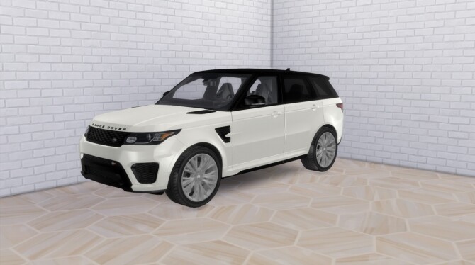 Sims 4 2016 Land Rover Range Rover Sport SVR at Modern Crafter CC