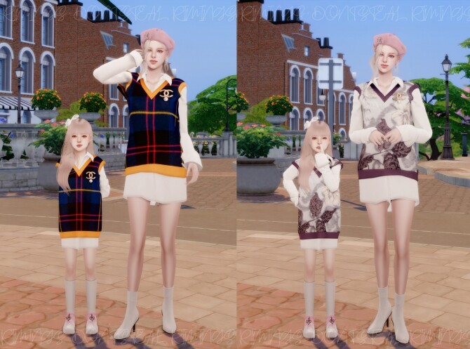 Sims 4 Mom & Daughter Set at RIMINGs