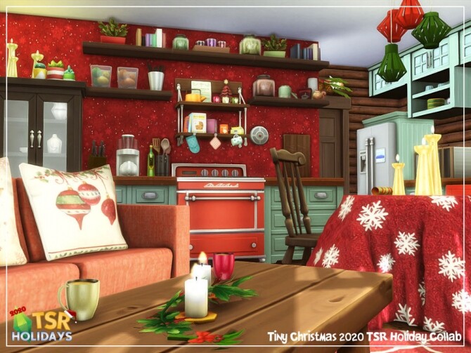 Sims 4 Tiny Christmas Home Holiday Wonderland by sharon337 at TSR