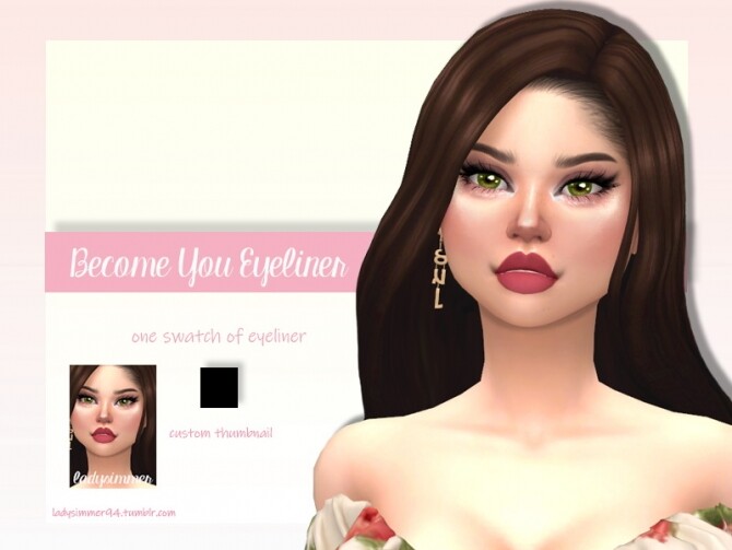 Sims 4 Become You Eyeliner by LadySimmer94 at TSR