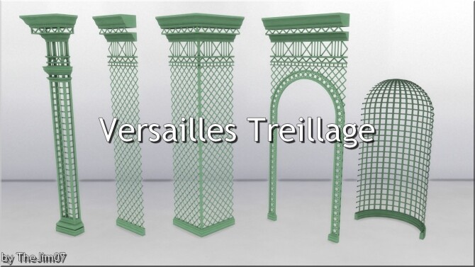 Sims 4 Versailles Treillage by TheJim07 at Mod The Sims