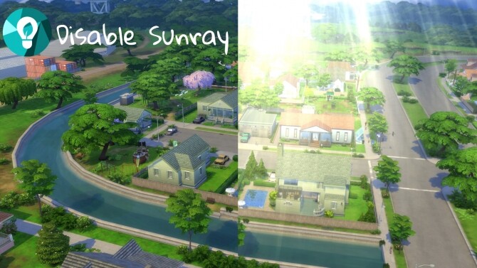 Sims 4 Remove Eco Lifestyle Sunray due to Green Footprint by CommodoreLezmo at Mod The Sims