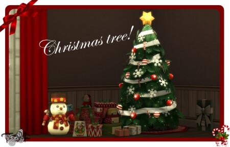 Christmas tree seasons recolor by therran91 at Mod The Sims