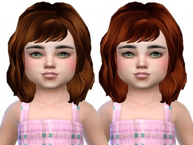 Skysim hair 297 converted for toddlers at Trudie55 » Sims 4 Updates