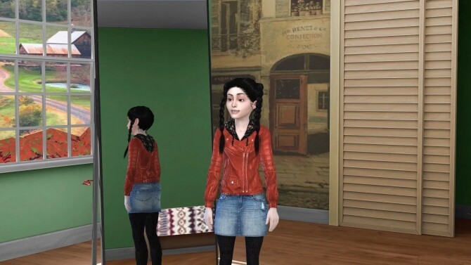 Sims 4 Lunararc’s biker jacket converted to child by Alikis Nook at Sims 4 Studio
