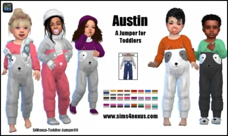 Austin jumper for toddlers by SamanthaGump at Sims 4 Nexus