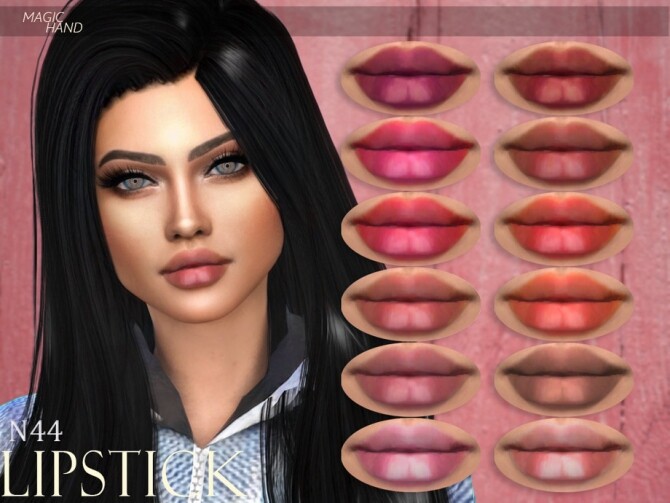 Sims 4 Lipstick N44 by MagicHand at TSR