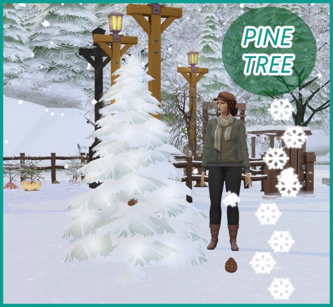 Sims 4 HARVESTABLE PINE CONE AND PINE NUTS at Icemunmun