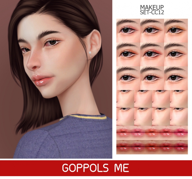 Gpme Gold Makeup Set Cc12 At Goppols Me Sims 4 Updates