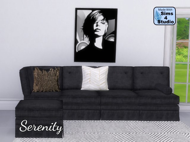 Sims 4 Serenity Sofa by Oldbox at All 4 Sims