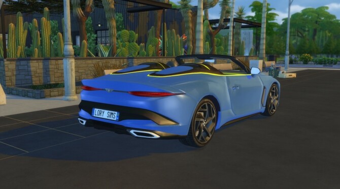 Sims 4 Bentley Mulliner Bacalar at LorySims