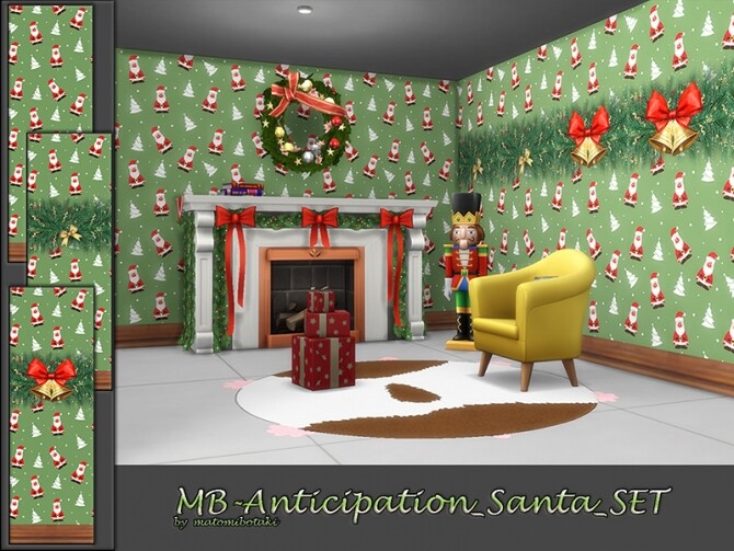 Sims 4 MB Anticipation Santa SET by matomibotaki at TSR
