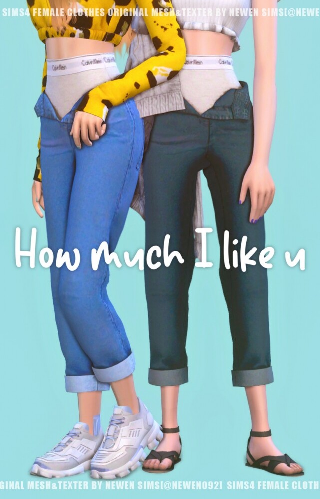 Sims 4 How much i like u set at NEWEN