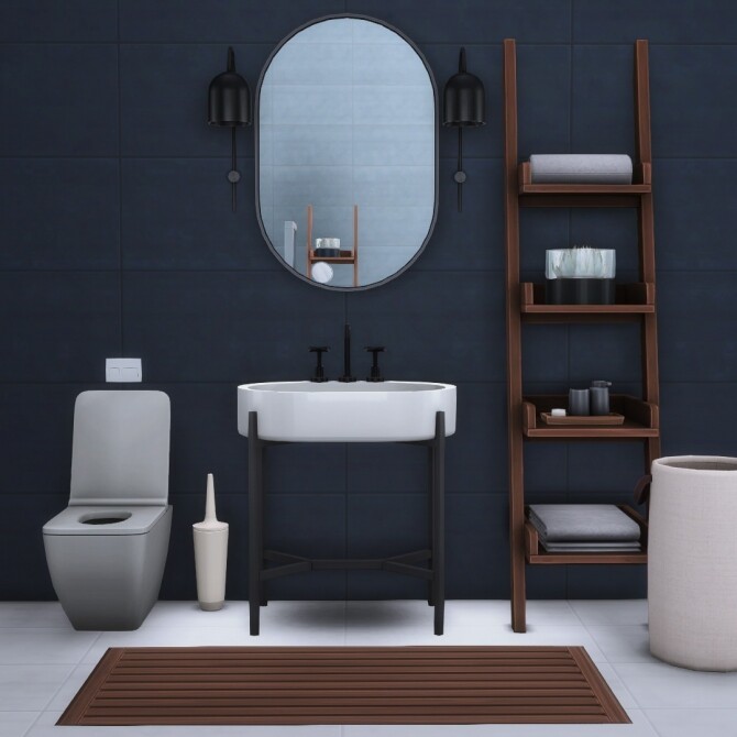Sims 4 Hudson Bathroom Collection of 31 New Items at Simsational Designs