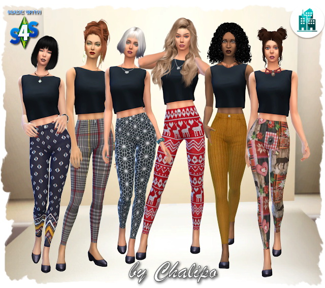 Sims 4 Leggings by Chalipo at All 4 Sims