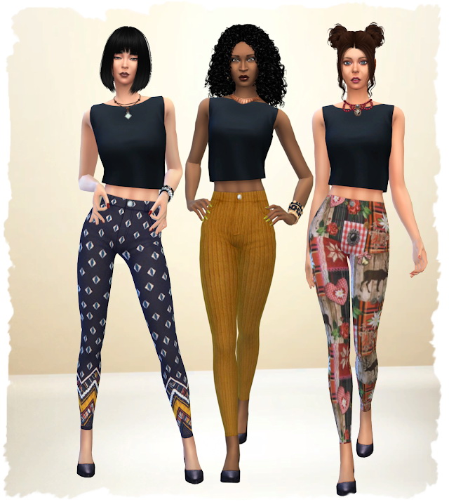 Sims 4 Leggings by Chalipo at All 4 Sims
