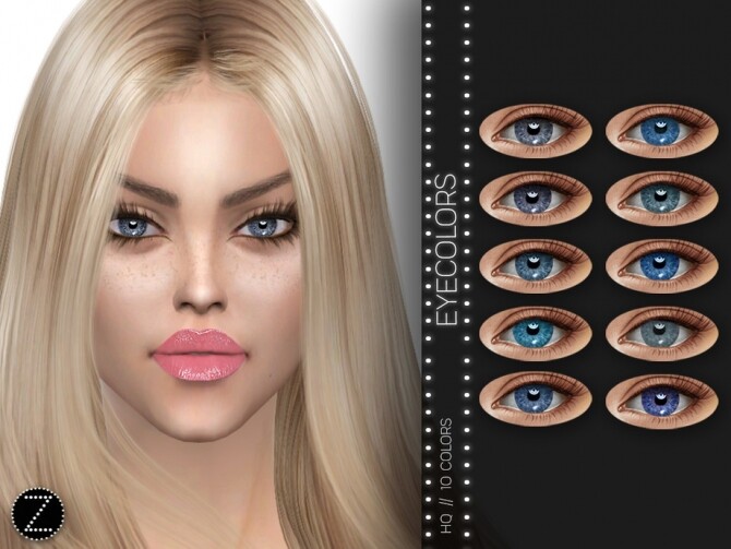 Sims 4 EYECOLORS Z07 by ZENX at TSR