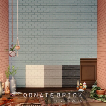ORNATE BRICK in 5 flavours at Picture Amoebae