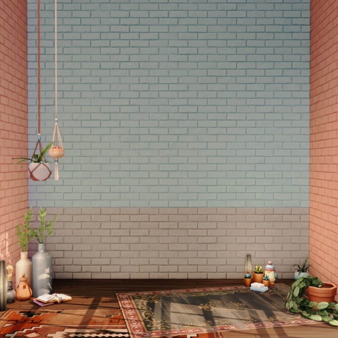 Sims 4 ORNATE BRICK in 5 flavours at Picture Amoebae